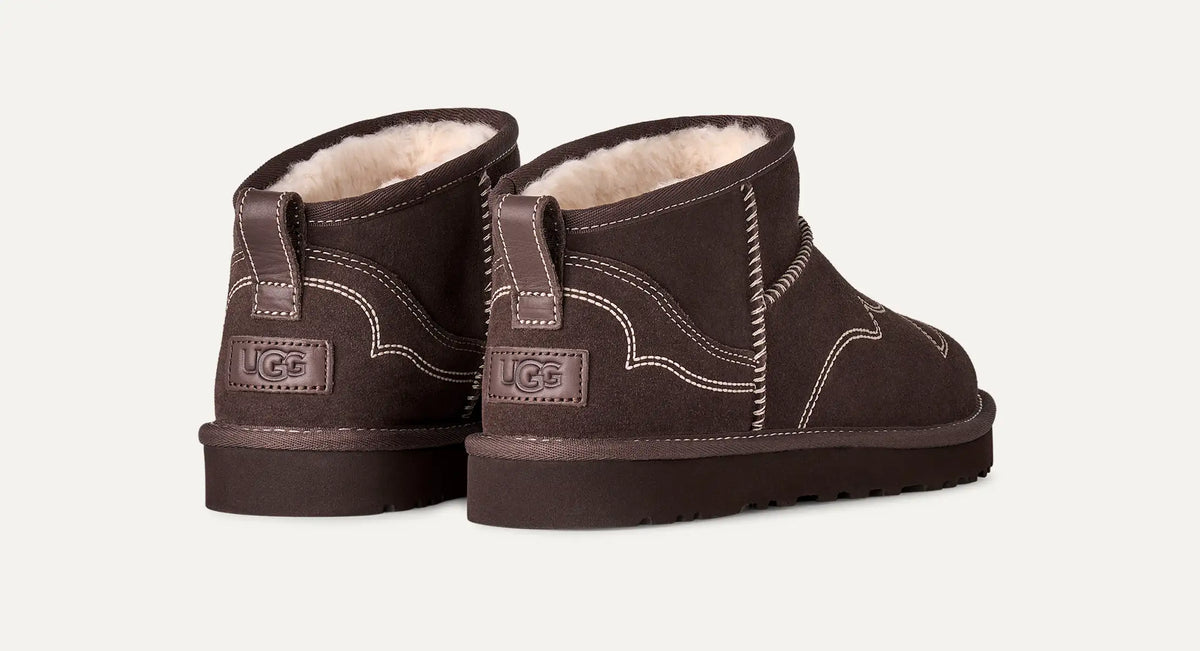 Ugg Classic Ultra Mini Western Burnt Cedar
