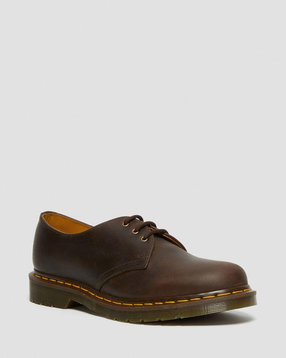 Dr Martens Crazy Horse Leather Oxford Shoes - Brown