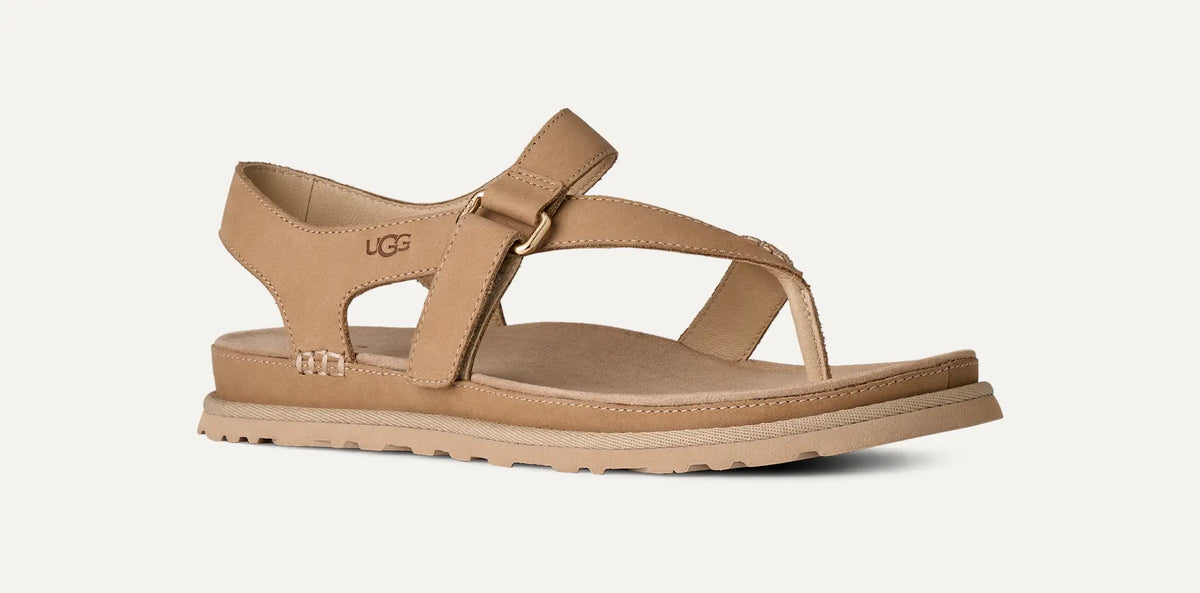 Ugg Goldengaze Toe Post Mustard Seed