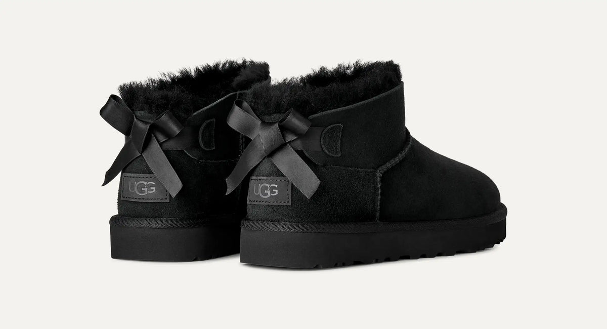 Ugg Ultra Mini Bailey Bow Black