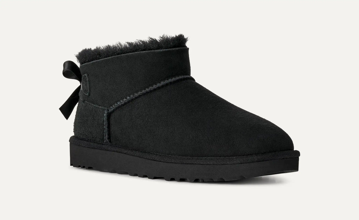 Ugg Ultra Mini Bailey Bow Black