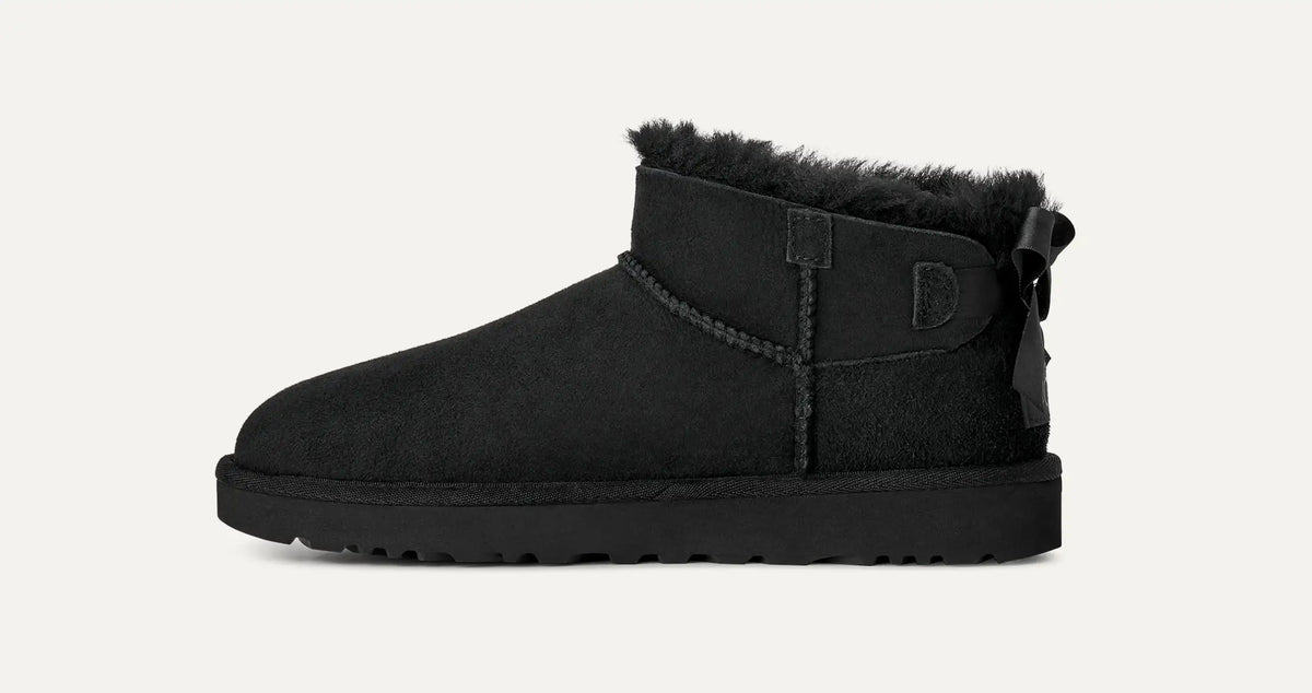 Ugg Ultra Mini Bailey Bow Black