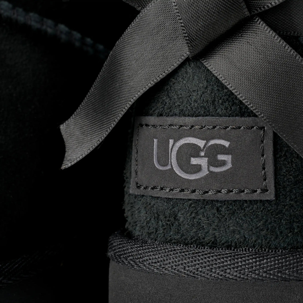 Ugg Ultra Mini Bailey Bow Black