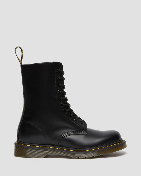 Dr Martens 1490 Smooth Leather Mid Calf Boots - Black