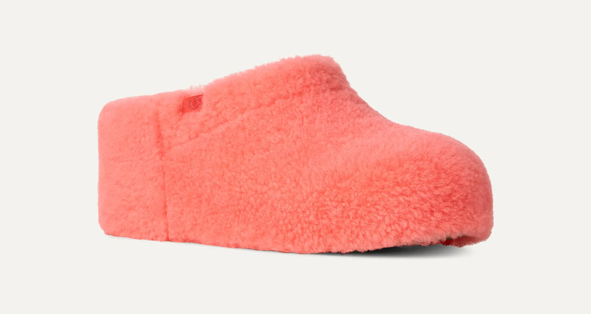 Ugg Enwrap Fluffed Clog Orange Gerbera
