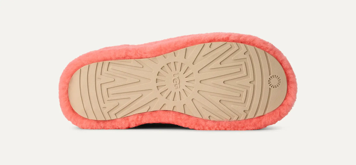Ugg Enwrap Fluffed Clog Orange Gerbera