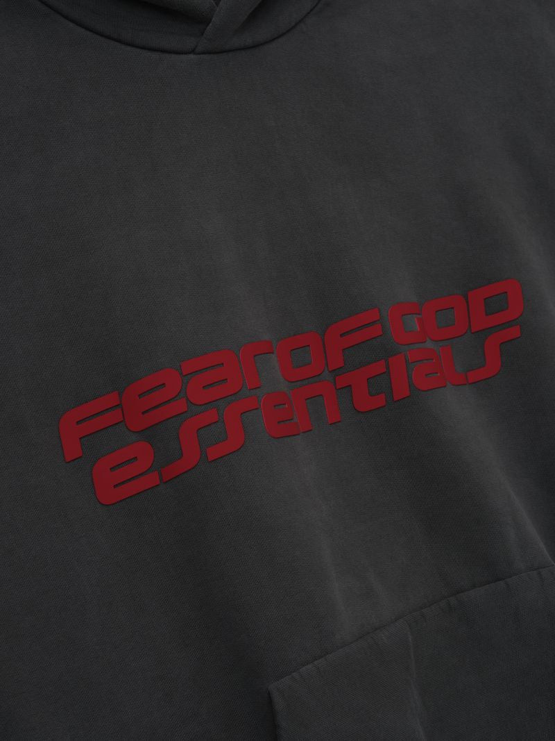 Essentials Heavy Fleece 90S Hoodie Iron Grey