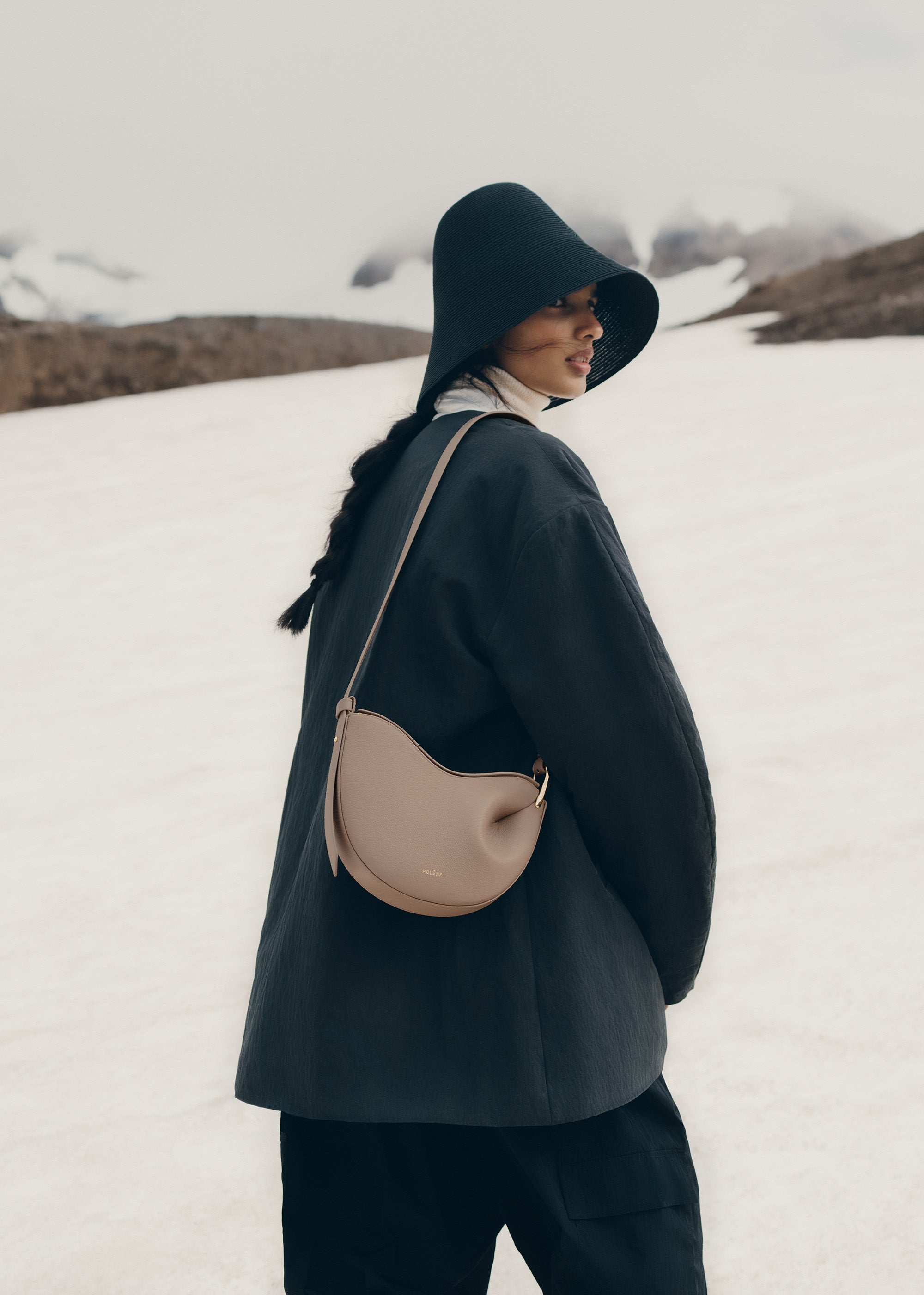 Polene Tonca Textured Taupe