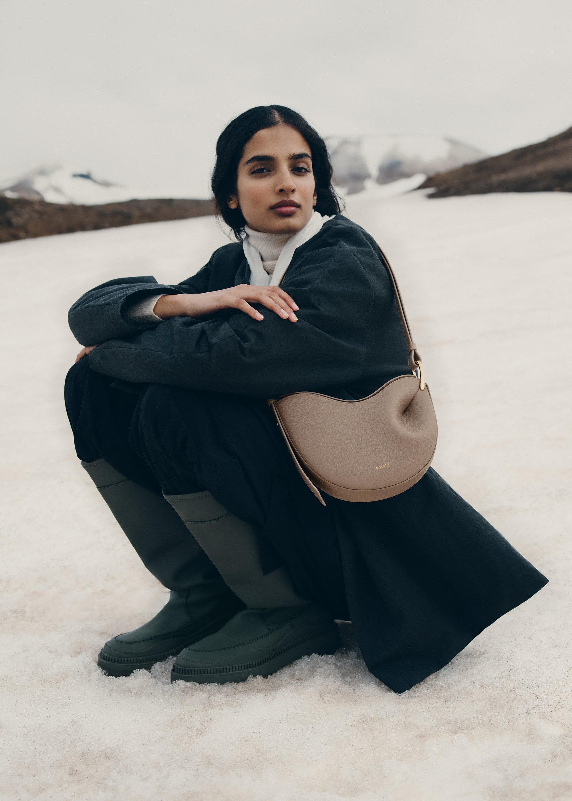 Polene Tonca Textured Taupe