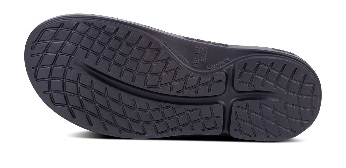 Oofos Men's Clog Black