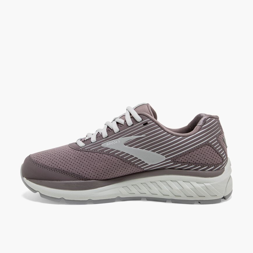 Brooks Addiction Walker Suede Shark/Alloy/Oyster (Women's)