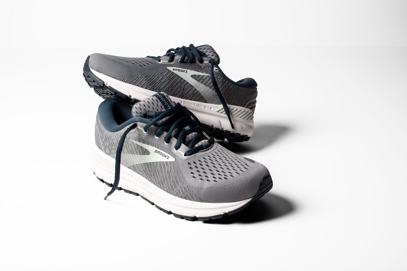 Brooks Addiction GTS 15 Grey/Navy/Aqua (Women's)