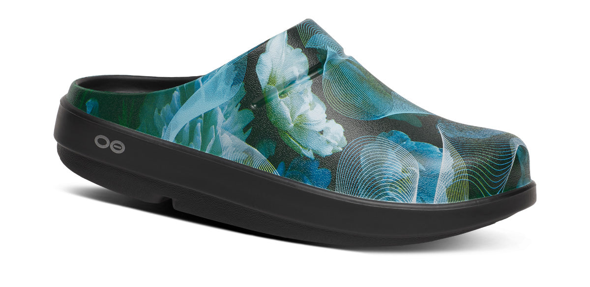Oofos Women's Limited Clog Wave Floral Breeze