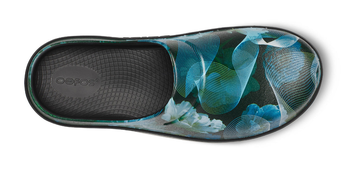 Oofos Women's Limited Clog Wave Floral Breeze