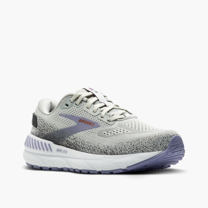 Brooks Ariel GTS 24 Mercury/Ebony/Sweet Lavender (Women's)