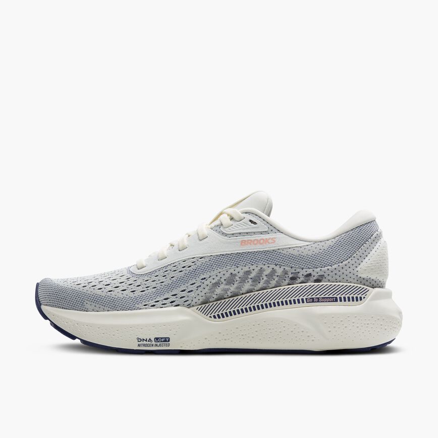 Brooks Adrenaline GTS 24 Grey/Blue Ribbon/Peach (Women's)