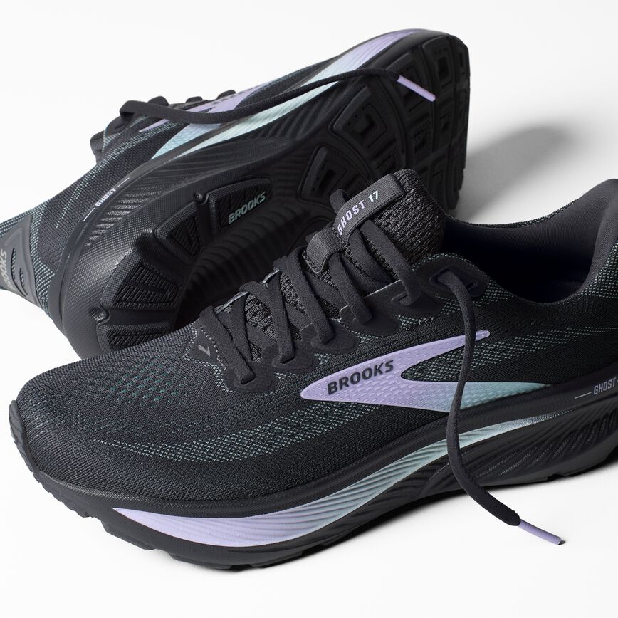 Brooks Ghost 17 Grey/Clearwater/Purple (Women's)