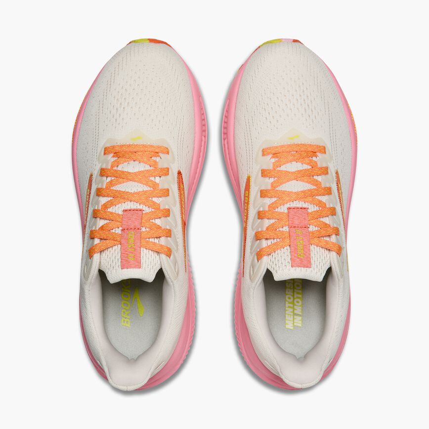 Brooks Ghost 17 Coconut/Candy/Limeade (Women's)