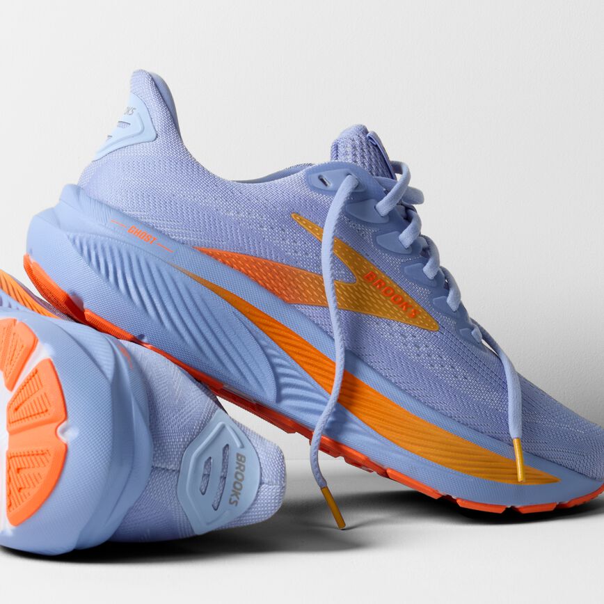 Brooks Ghost 17 Blue Heron/White/Orange (Women's)