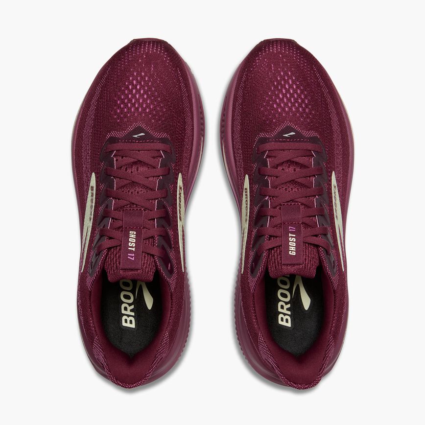 Brooks Ghost 17 Burgundy/Pink/Green (Women's)