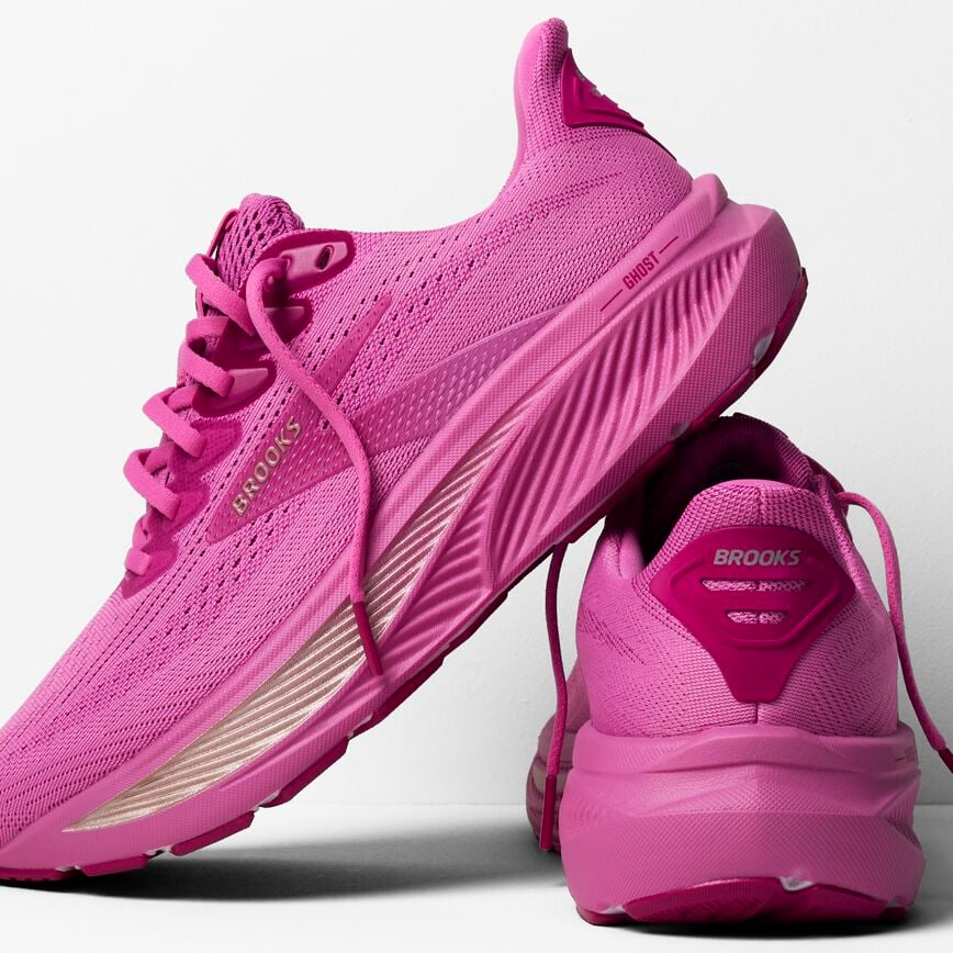 Brooks Ghost 17 Pink/Fuchsia/Gold (Women's)