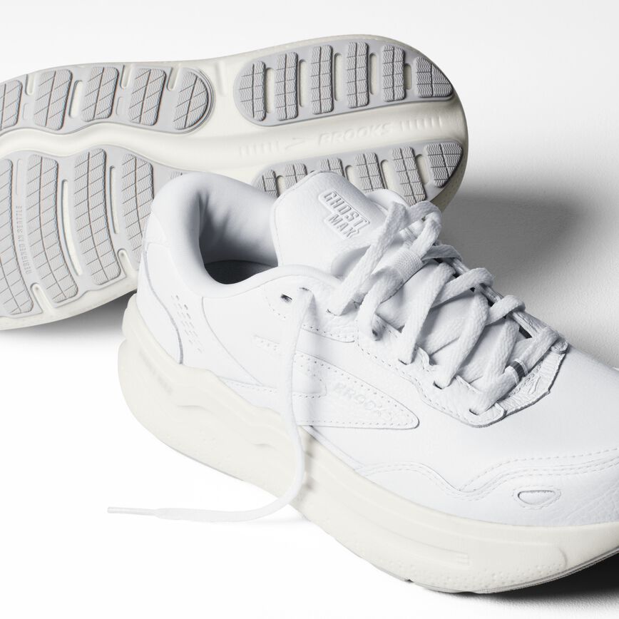 Brooks Ghost Max L White/White (Women's)