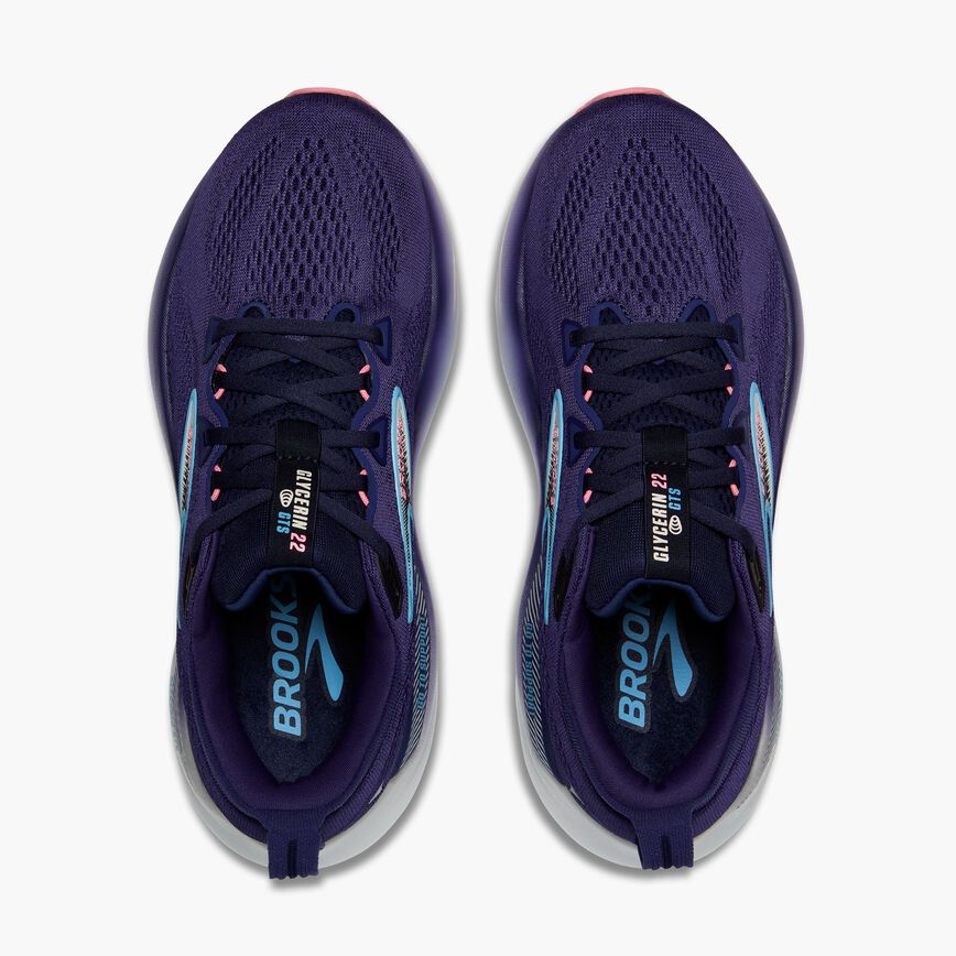 Brooks Glycerin GTS 22 Blue Ribbon/Peacoat/Dianthus (Women's)