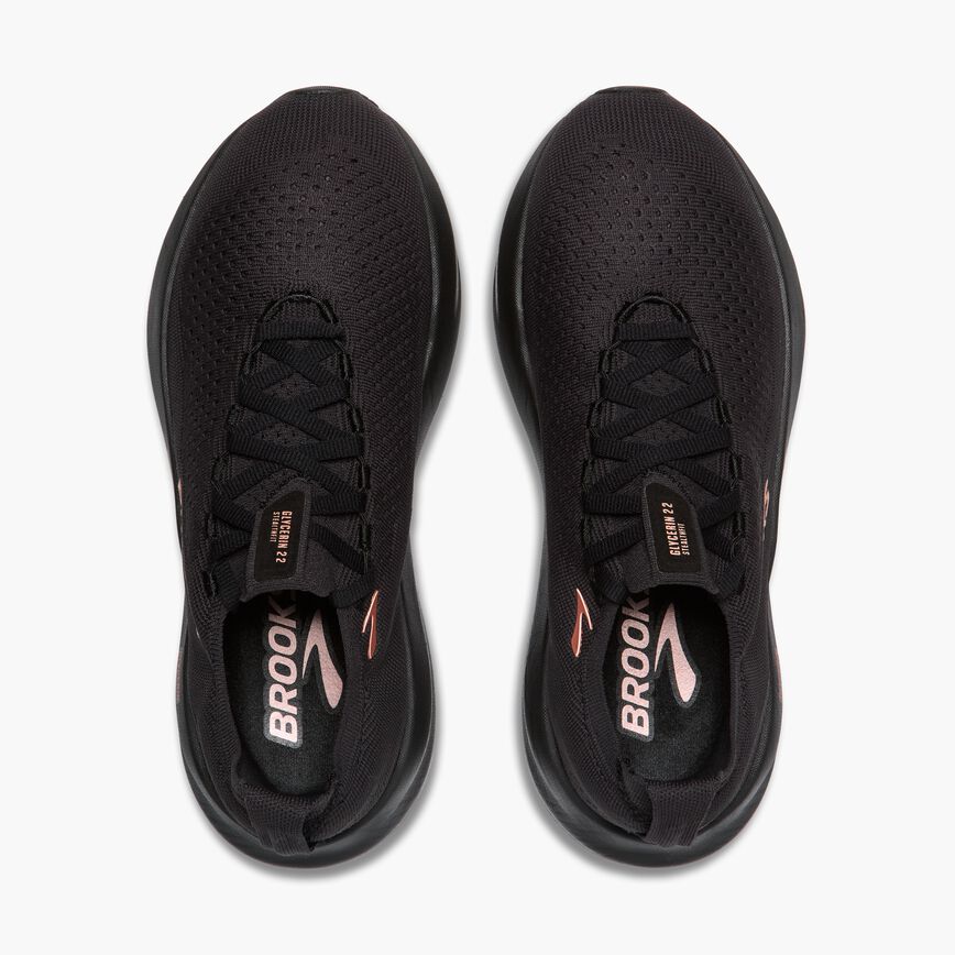 Brooks Glycerin StealthFit 22 Black/Grey/Rose Gold (Women's)