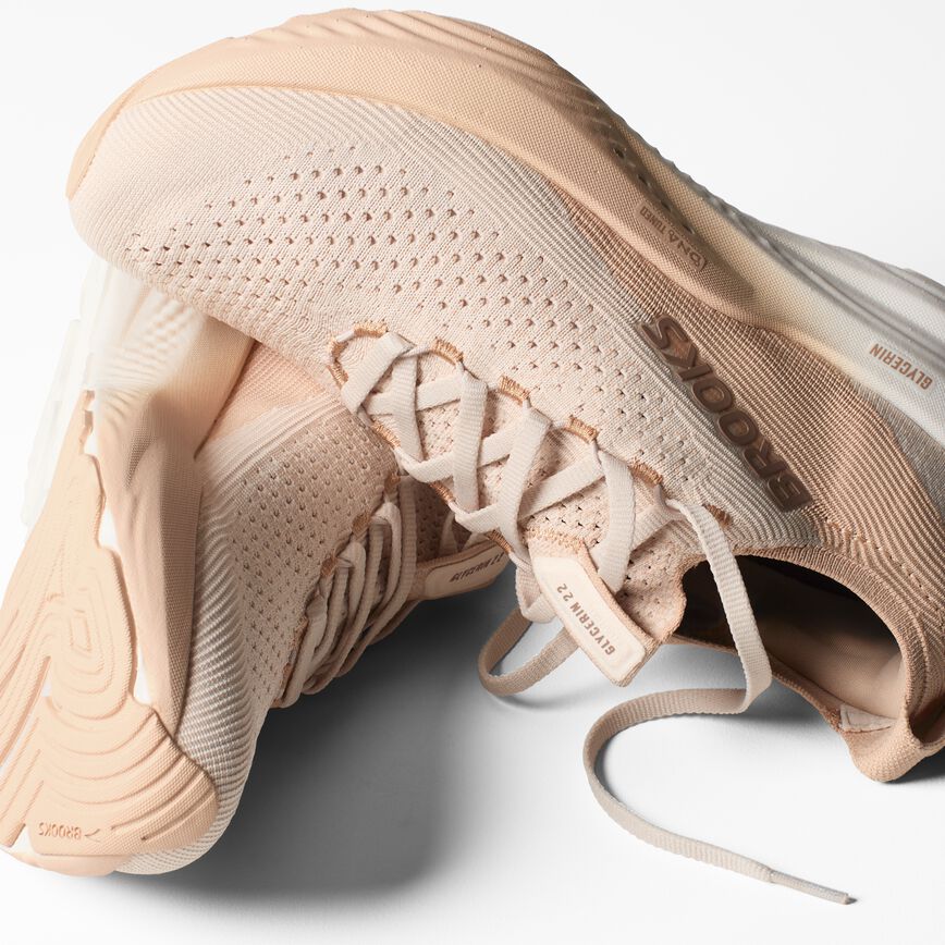 Brooks Glycerin StealthFit 22 Almond Peach/Almond/Portabella (Women's)