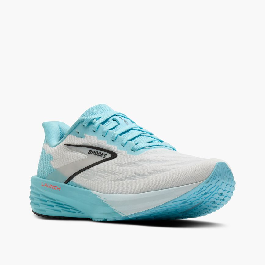 Brooks Launch 11 White/Atomizer/Pink Clay (Women's)