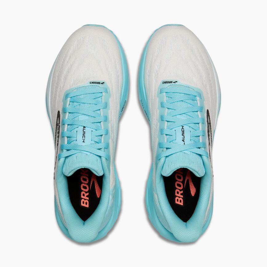 Brooks Launch 11 White/Atomizer/Pink Clay (Women's)