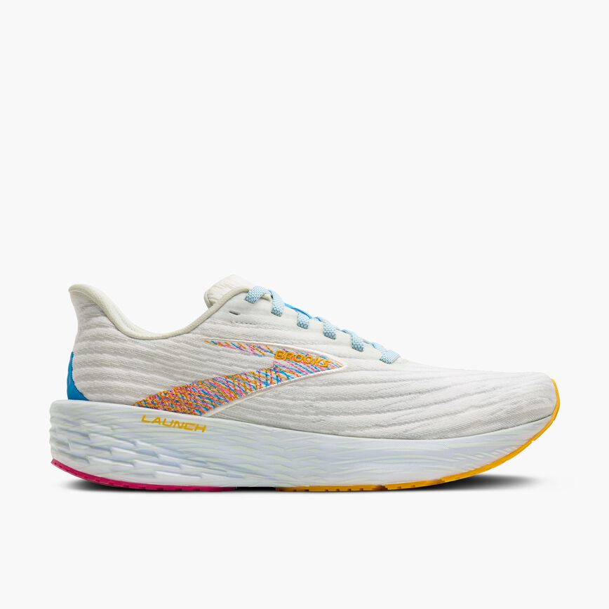 Brooks Launch 11 White/Murmur/Blithe (Women's)