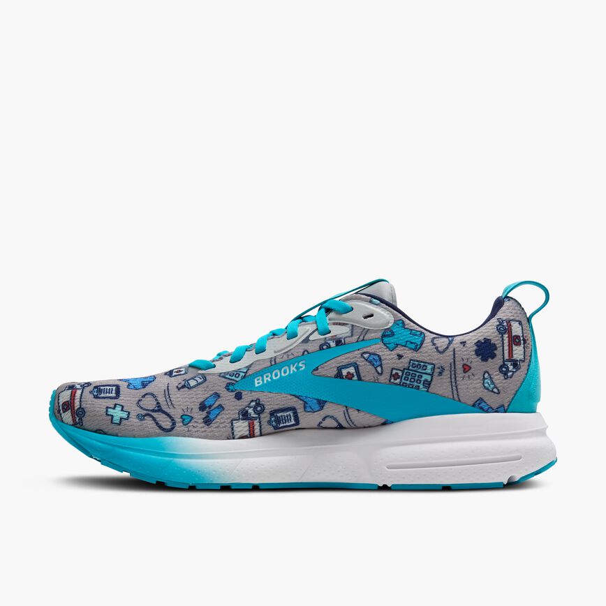 Brooks Trace 4 Grey/Blue/Red (Women's)
