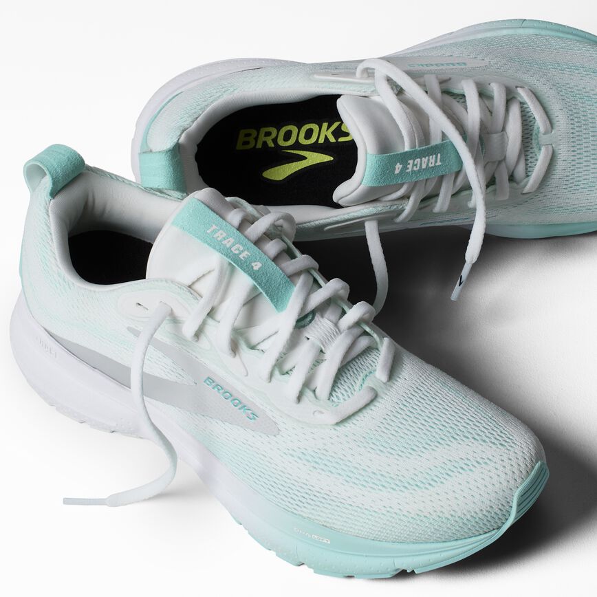 Brooks Trace 4 Bright White/Limpet/Oyster (Women's)