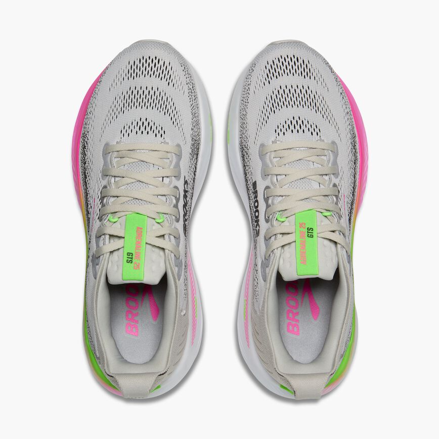 Brooks Adrenaline GTS 25 Oyster/Pink/Green (Women's)
