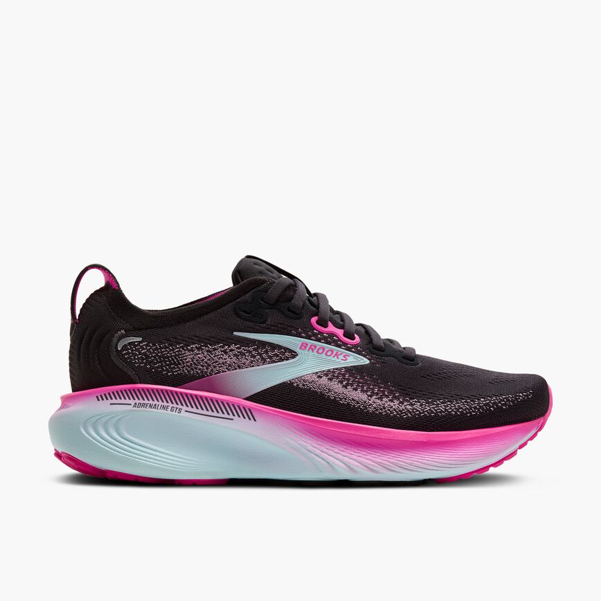 Brooks Adrenaline GTS 25 Black/Cyber Pink/Iced Aqua (Women's)