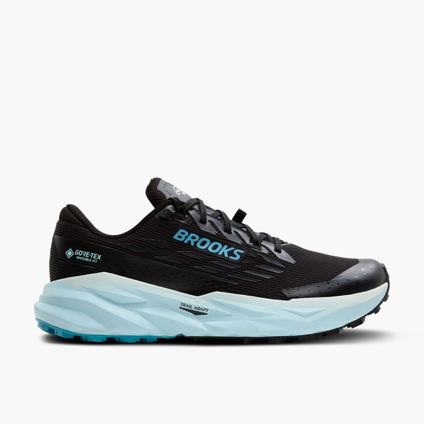 Brooks Cascadia 19 GTX Black/Ebony/Blue Flower (Women's)