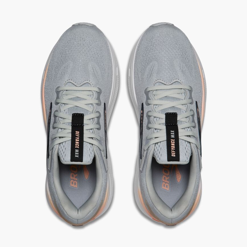 Brooks Defyance Max Grey/Peach/Ebony (Women's)