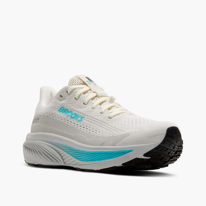 Brooks Ghost 17 GTX Coconut/Oyster/Blue (Women's)