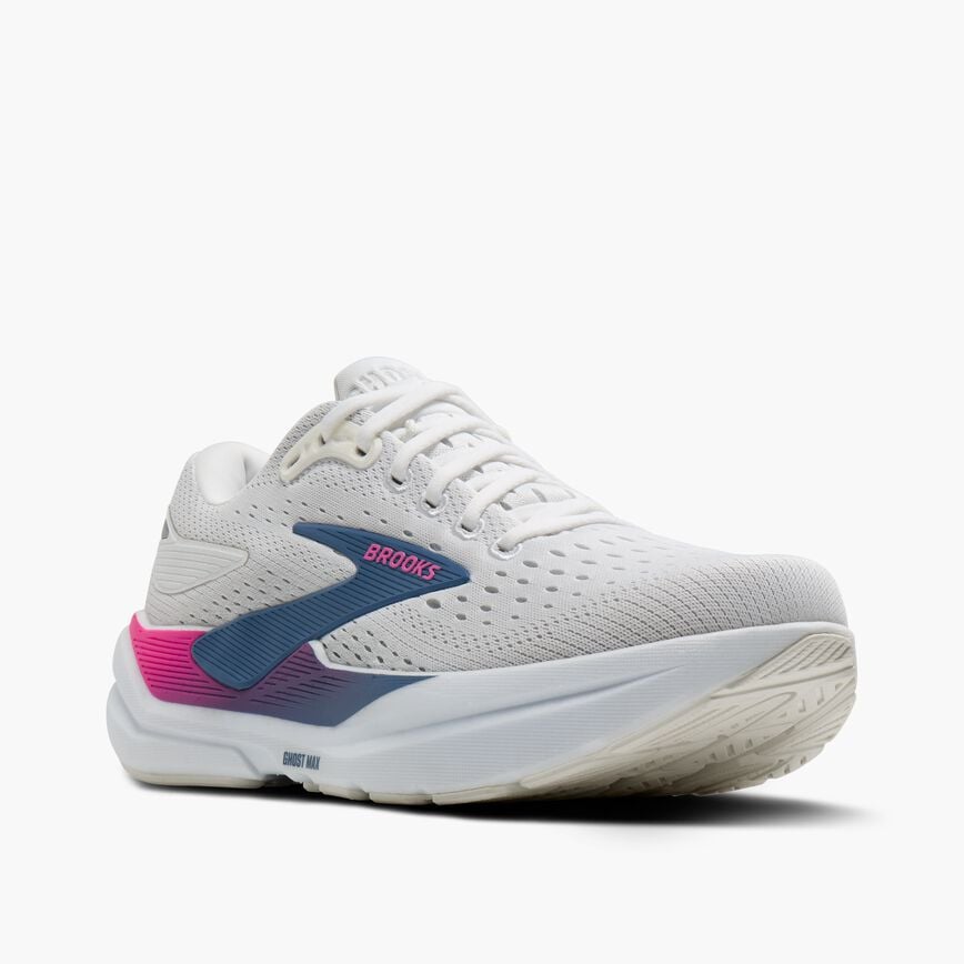 Brooks Ghost Max 3 White/Moonlight/Pink (Women's)