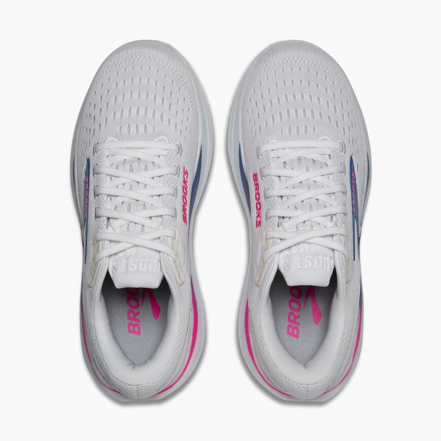 Brooks Ghost Max 3 White/Moonlight/Pink (Women's)