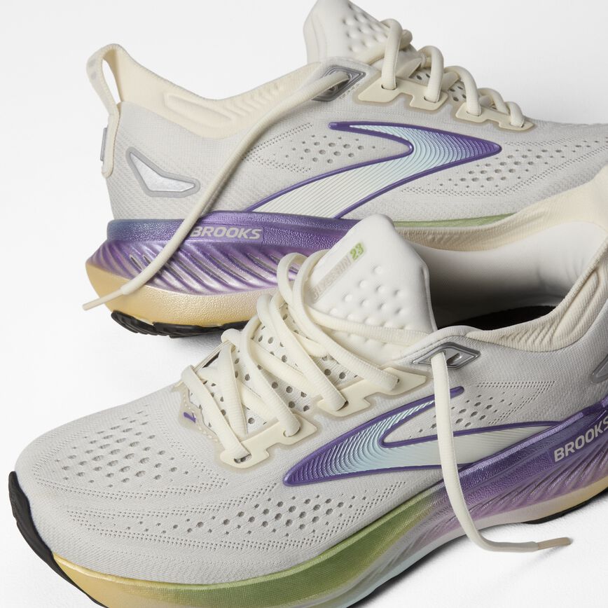 Brooks Glycerin 23 Coconut/Citron/Blue Glow (Women's)