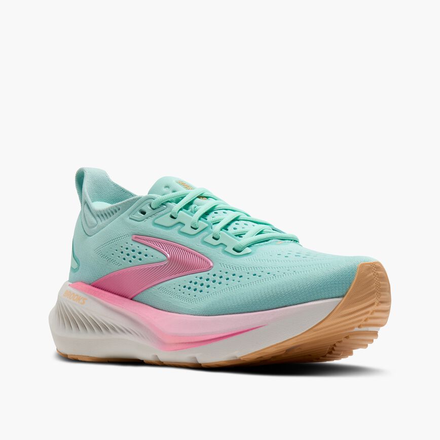 Brooks Glycerin 23 Aqua/Pink/Peach (Women's)