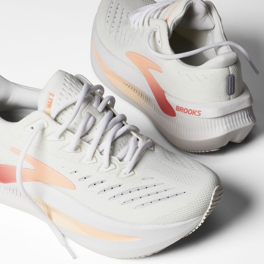 Brooks Glycerin Max 2 White/Coral/Peach (Women's)