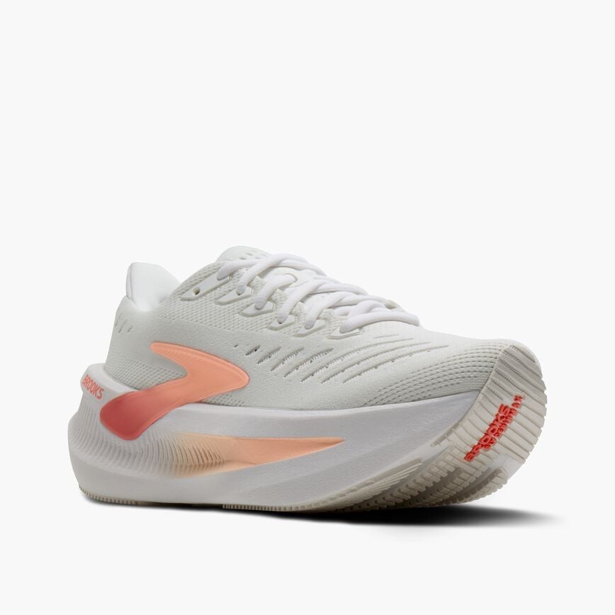 Brooks Glycerin Max 2 White/Coral/Peach (Women's)