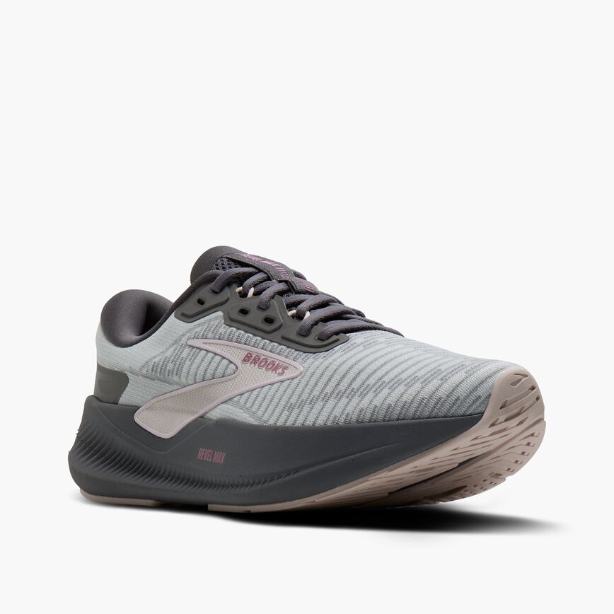 Brooks Revel Max Harbor Mist/Grey/Metallic (Women's)