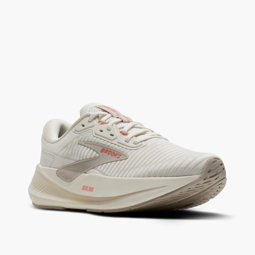 Brooks Revel Max Coconut/Chateau/Peach (Women's)