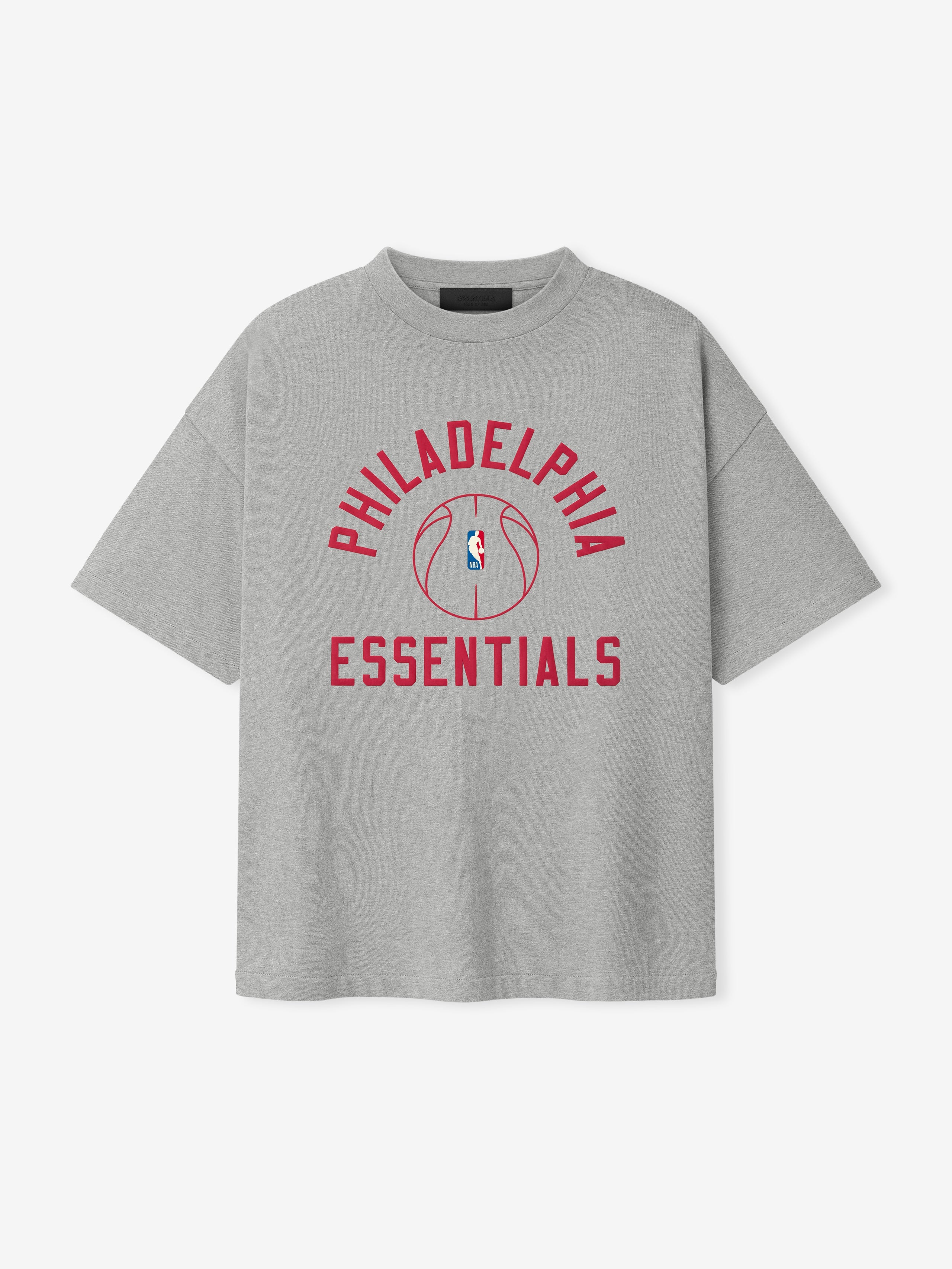 Essentials Sixers X Barkley Hendricks 90S Tee Concrete Heather