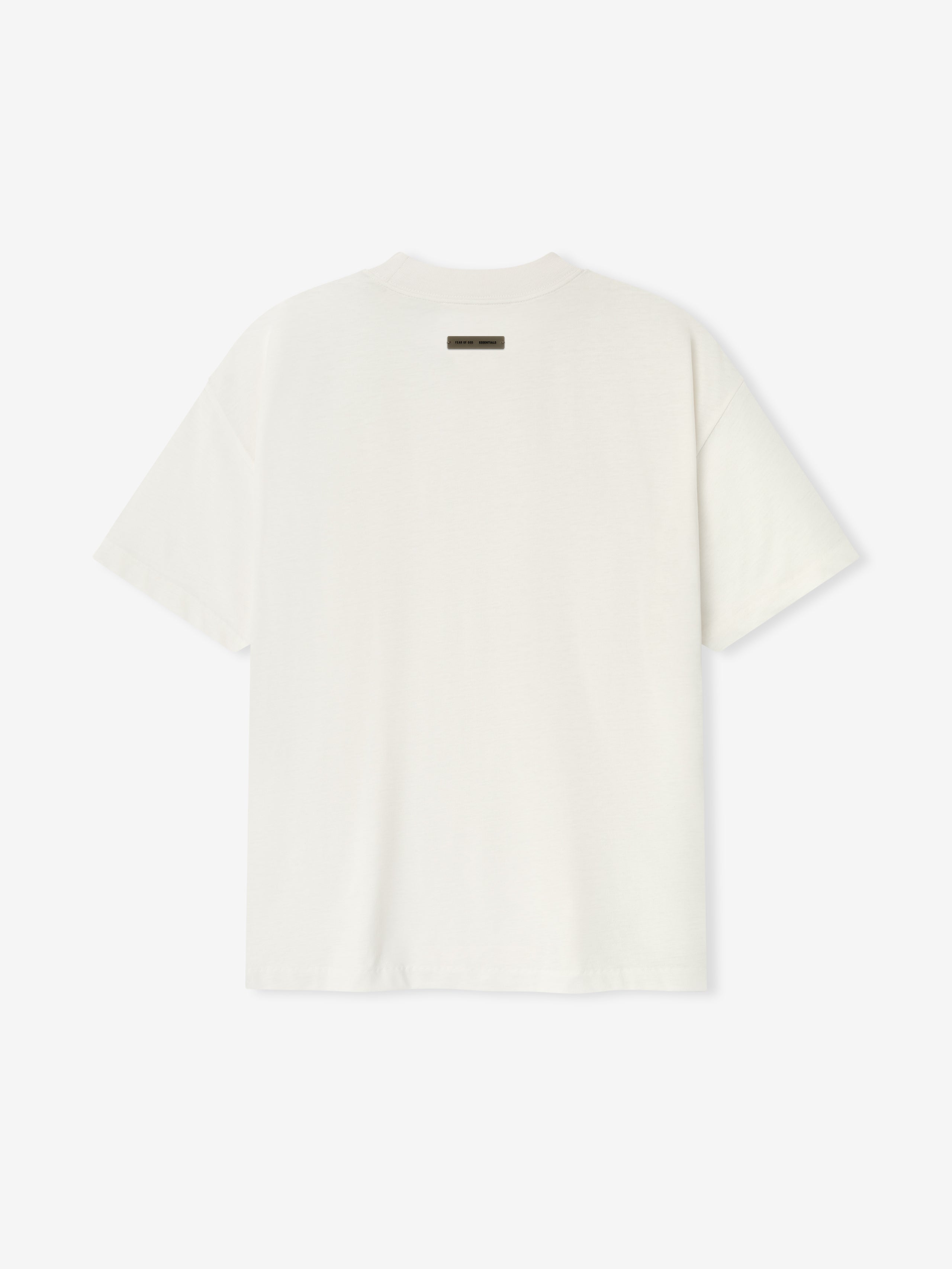 Essentials Embroidered Essential Tee Ivory