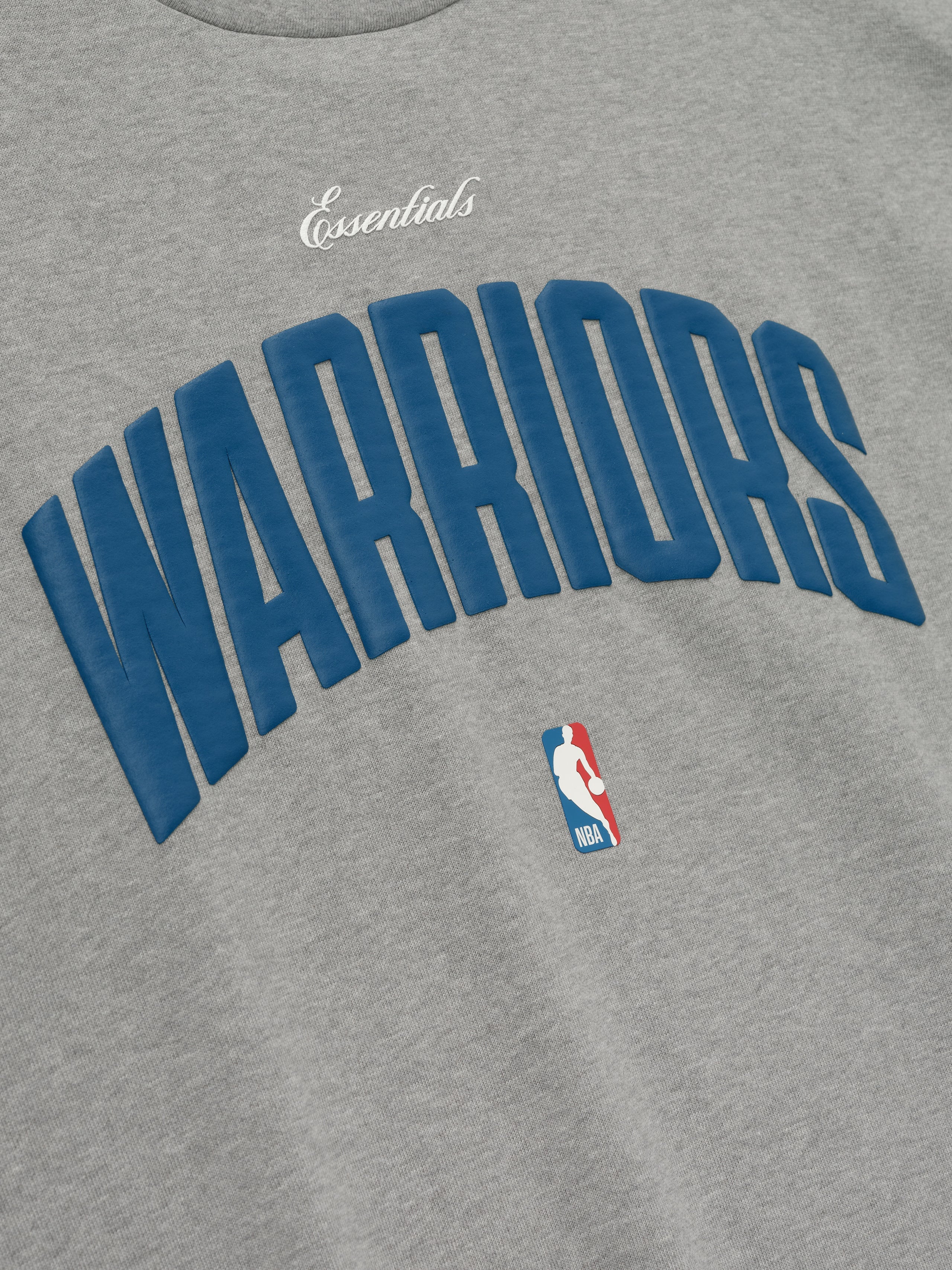 Essentials Warriors 90S Tee Concrete Heather